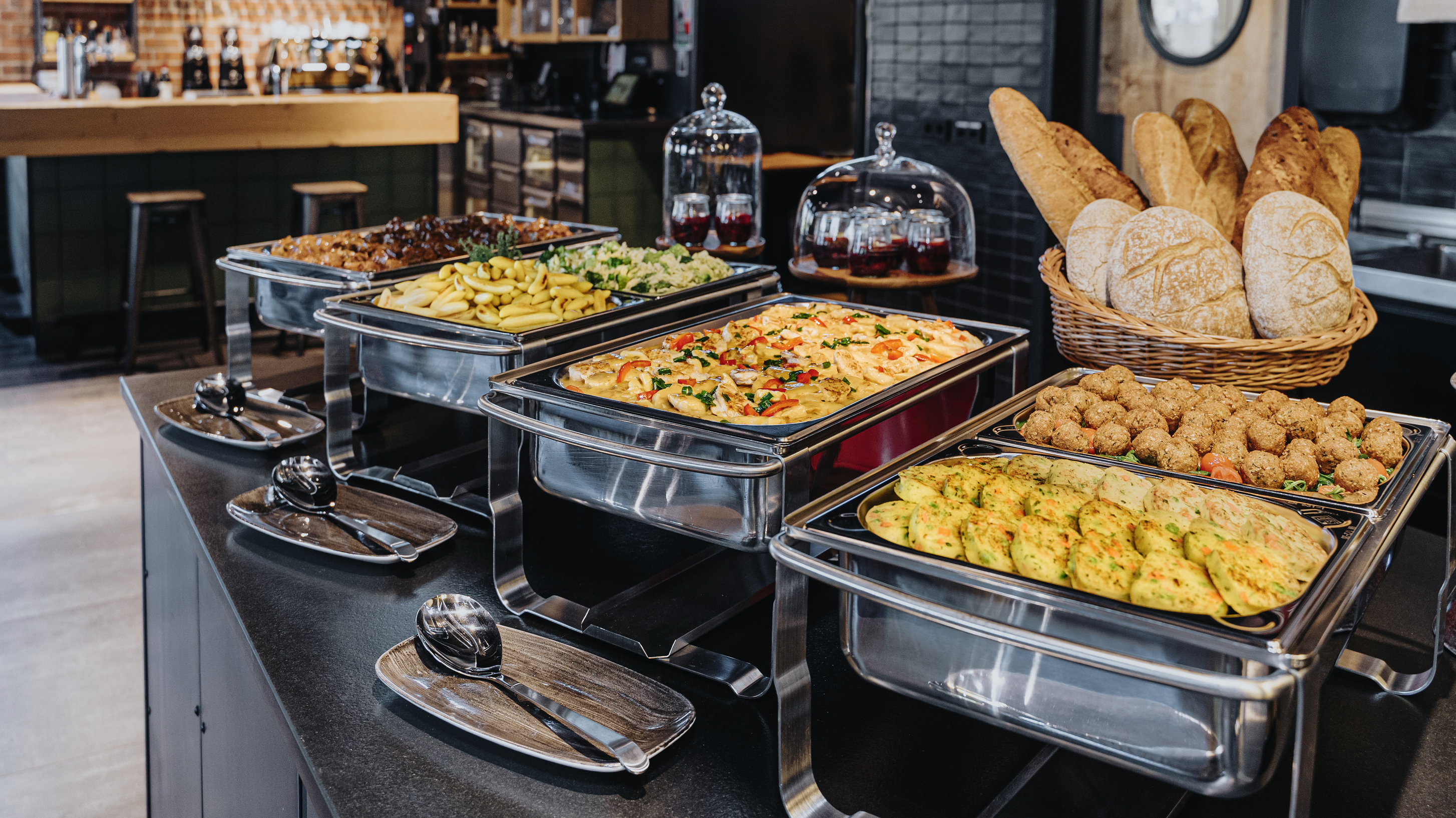 Bildausschnitt vom Buffet